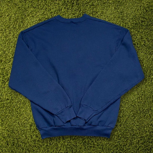 Vintage Made In USA Mountaineers Blue Sweatshirt - Picture 3 of 6